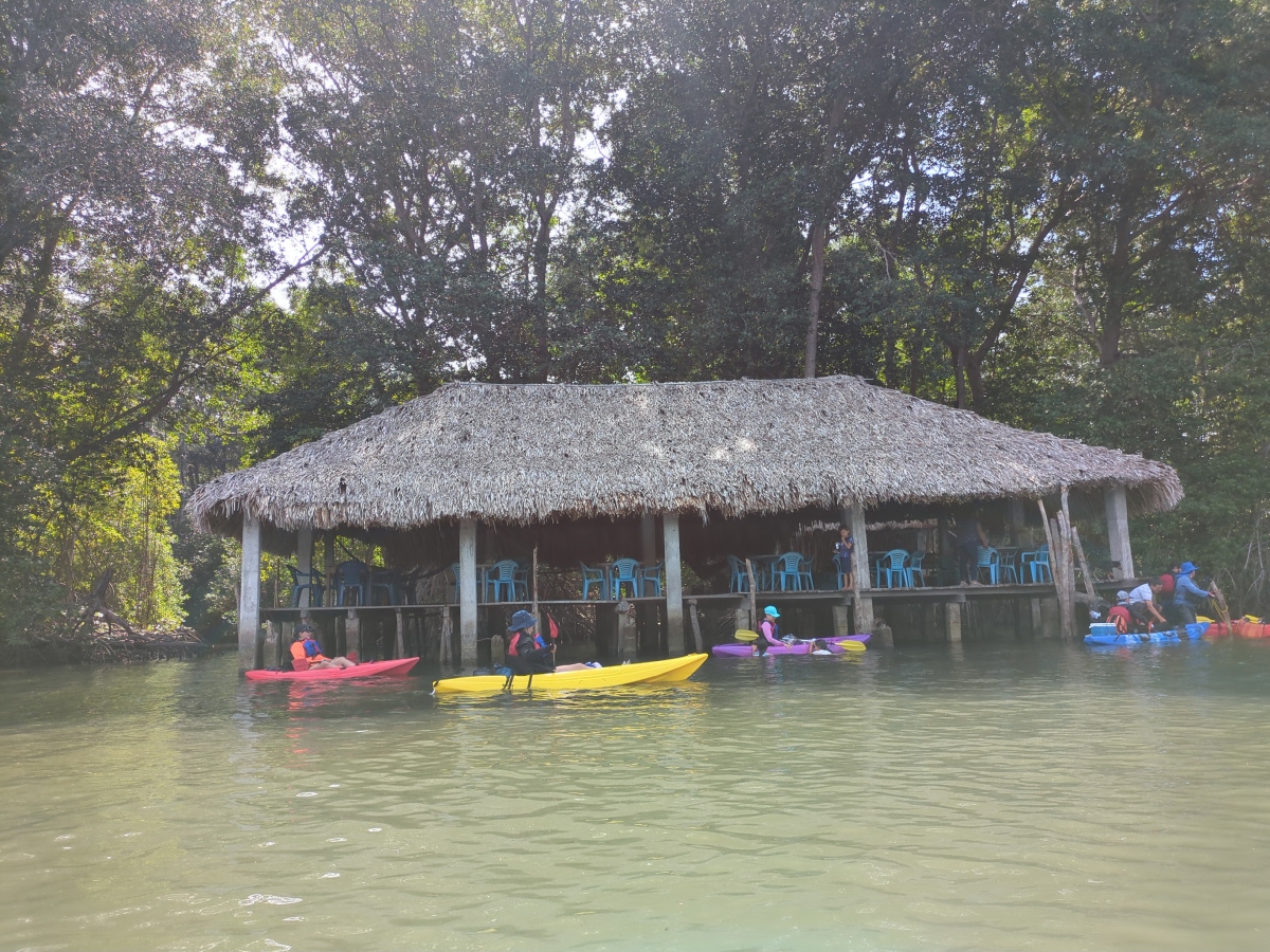 Kayak at Rio Lempa